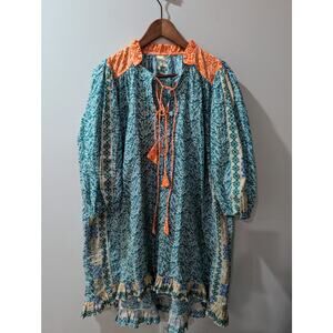 NEW Floe Anthropologie Floral Boho Dress